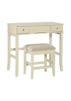 New π Linon Furniture Petalwood Vanity Set Cream π―