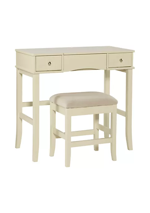 New π Linon Furniture Petalwood Vanity Set Cream π― 4 New π Linon Furniture Petalwood Vanity Set Cream π― - Image 3
