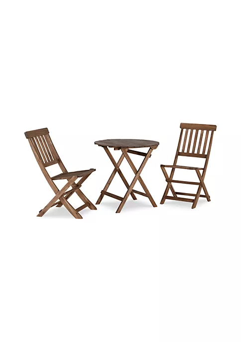 Hot Sale π Linon Furniture Ayers Collection Brown Bistro Set π 4 Hot Sale π Linon Furniture Ayers Collection Brown Bistro Set π - Image 2