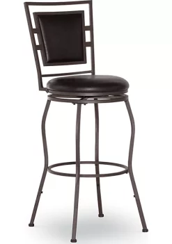 Coupon π Linon Furniture Remington 3Pc Adjustable Stool Dark Brown π