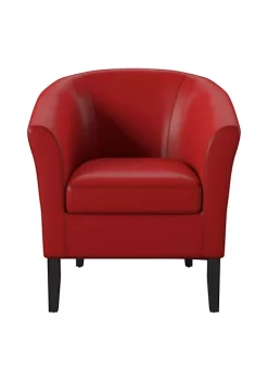 Brand new ⌛ Linon Furniture Nedderman Club Chair Red 🎁 -Linon Furniture Shop Belk 67