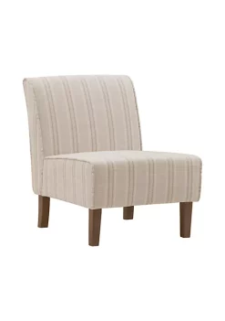 Deals 🧨 Linon Furniture Bloomwood Chair Linen Stripe ⌛ -Linon Furniture Shop Belk 684