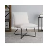 Outlet 💯 Linon Furniture Gwinnett Chair Sherpa ❤️ -Linon Furniture Shop Belk 693