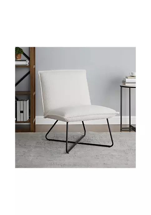 Outlet π― Linon Furniture Gwinnett Chair Sherpa β€οΈ 5 Outlet π― Linon Furniture Gwinnett Chair Sherpa β€οΈ - Image 3