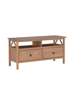 Brand new β Linon Furniture Westerly Media Center Driftwood β