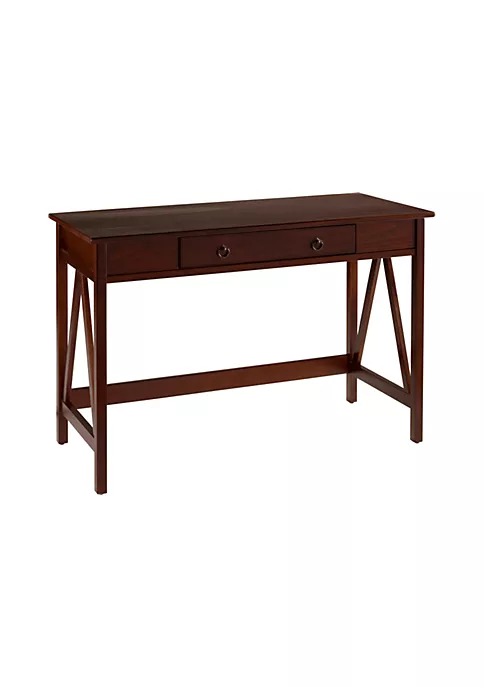 Best deal β Linon Furniture Westerly Collection Tobacco Brown Desk π 4 Best deal β Linon Furniture Westerly Collection Tobacco Brown Desk π - Image 2