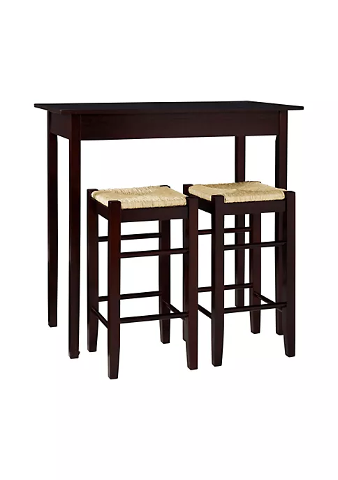 New 𧨠Linon Furniture Sawyer 3PC Tavern Set Espresso π 5 New 𧨠Linon Furniture Sawyer 3PC Tavern Set Espresso π - Image 3