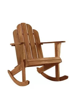Buy π₯ Linon Furniture Rangeway Collection Brown Adirondack Rocking Chair β¨