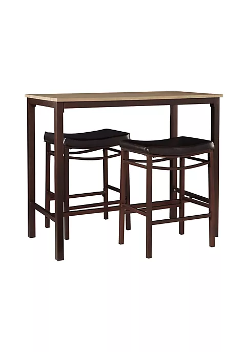 Best Sale 𧨠Linon Furniture Mycroft 3PC Pub Set β 4 Best Sale 𧨠Linon Furniture Mycroft 3PC Pub Set β - Image 2