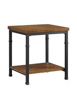 Brand new π₯° Linon Furniture Jones Collection Tobacco Brown End Table π€©