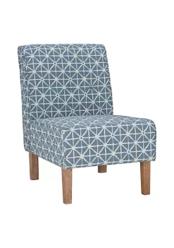Discount π Linon Furniture Collidge Accent Chair Blue Star π
