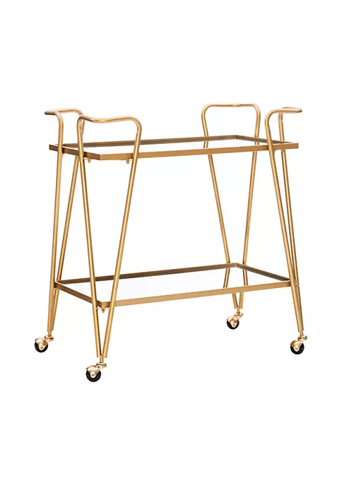 Buy π Linon Furniture Dorrel Collection Gold Bar Cart π― 3 Buy π Linon Furniture Dorrel Collection Gold Bar Cart π―