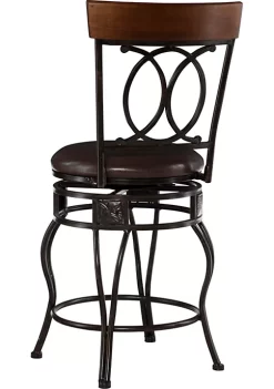 Budget 🎁 Linon Furniture Stoll Metal Swivel Stool ✔️ -Linon Furniture Shop Belk 782