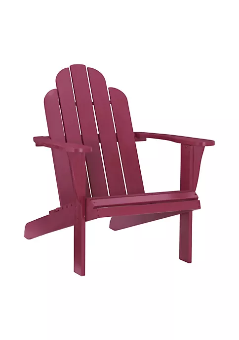 Outlet π Linon Furniture Rangeway Collection Red Adirondack Chair β€οΈ 2 Outlet π Linon Furniture Rangeway Collection Red Adirondack Chair β€οΈ
