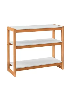 Hot Sale ❤️ Linon Furniture Gailor Low Bookcase White and Natural ⌛ 8 Hot Sale ❤️ Linon Furniture Gailor Low Bookcase White and Natural ⌛ -Linon Furniture Shop Belk 789