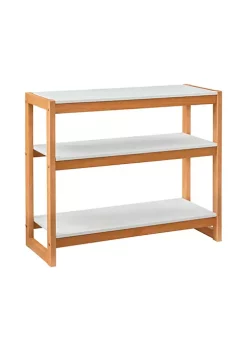 Hot Sale ❤️ Linon Furniture Gailor Low Bookcase White and Natural ⌛ 9 Hot Sale ❤️ Linon Furniture Gailor Low Bookcase White and Natural ⌛ -Linon Furniture Shop Belk 790