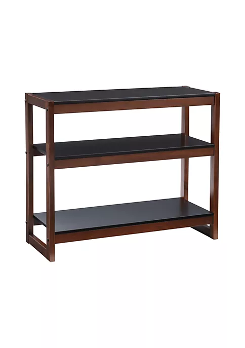 Flash Sale π― Linon Furniture Gailor Low Bookcase Black and Walnut π 3 Flash Sale π― Linon Furniture Gailor Low Bookcase Black and Walnut π