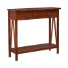 Cheapest 🛒 Linon Furniture Westerly Console Tobacco Brown 🌟 2 Cheapest 🛒 Linon Furniture Westerly Console Tobacco Brown 🌟 -Linon Furniture Shop Belk 801