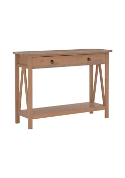 Budget π Linon Furniture Westerly Console Table Driftwood π