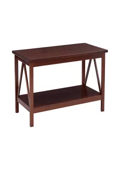 New π Linon Furniture Westerly Coffee Table Tobacco Brown π