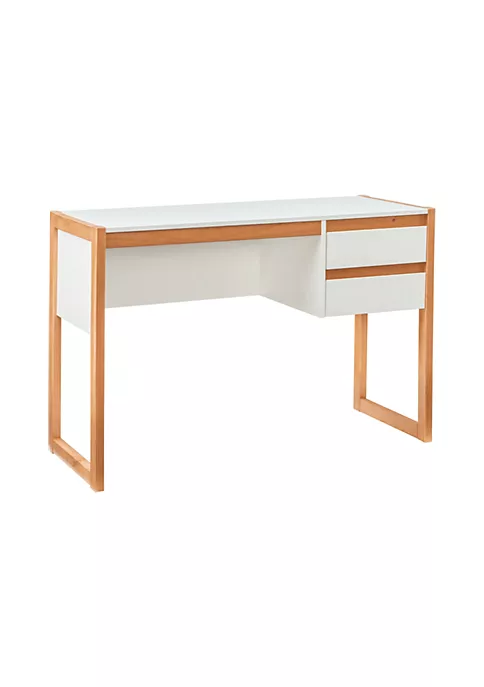 Deals π Linon Furniture Gailor 2 Drawer Desk White and Natural βοΈ 5 Deals π Linon Furniture Gailor 2 Drawer Desk White and Natural βοΈ - Image 3