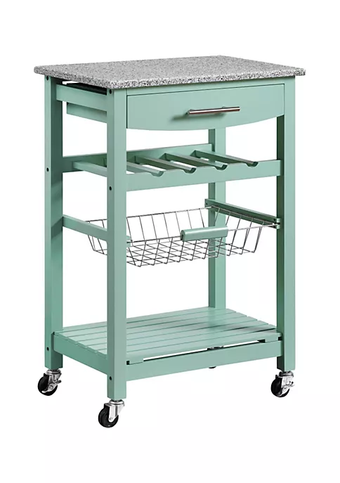 Best reviews of β€οΈ Linon Furniture Bedard Collection Green Granite Top Kitchen Cart π 4 Best reviews of β€οΈ Linon Furniture Bedard Collection Green Granite Top Kitchen Cart π - Image 2