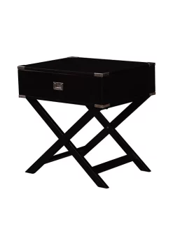 Coupon 𧨠Linon Furniture Linden Collection Black Accent Table β€οΈ