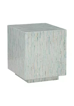 Outlet ✨ Linon Furniture Lapelle Square Side Table Blue 🥰 -Linon Furniture Shop Belk 866