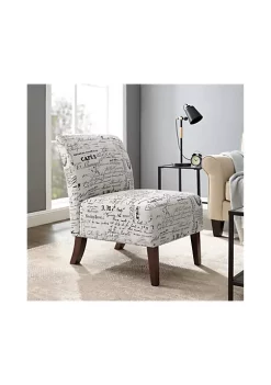 Hot Sale π Linon Furniture Leyden Accent Chair with Linen Script π₯°