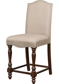 Brand new ⭐ Linon Furniture Crespo Collection Beige Counter Stool 🤩