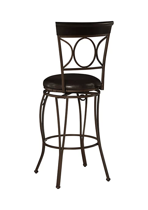 Best Pirce 𧨠Linon Furniture Cromwell Metal Barstool Brown π 4 Best Pirce 𧨠Linon Furniture Cromwell Metal Barstool Brown π - Image 2