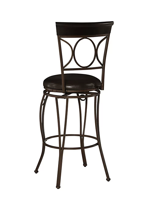 Best Pirce 𧨠Linon Furniture Cromwell Metal Barstool Brown π 5 Best Pirce 𧨠Linon Furniture Cromwell Metal Barstool Brown π - Image 3