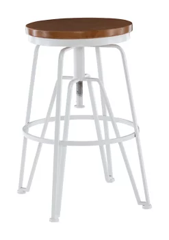 Deals π Linon Furniture Dagon Metal And Wood Stool White π