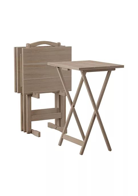 Cheapest β€οΈ Linon Furniture Ardee Tray Table Set Acacia π 3 Cheapest β€οΈ Linon Furniture Ardee Tray Table Set Acacia π