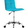 Wholesale 🎉 Linon Furniture Hough Collection Teal Office Chair 🧨