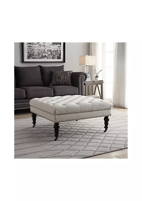 Promo β Linon Furniture Lillard Square Tufted Ottoman Natural π 3 Promo β Linon Furniture Lillard Square Tufted Ottoman Natural π
